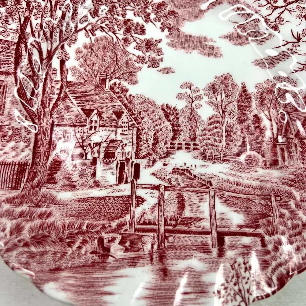 Vintage Johnson Bros 1990 Cotswold Transferware Dish